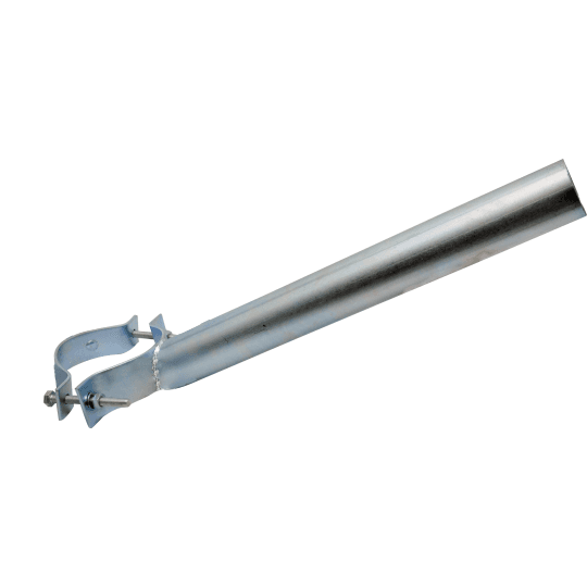 Nosač ulične svjetiljke-LIRA 2" M450002 Ø60 130-150 mm ugao lire 30° 51 mm dužina