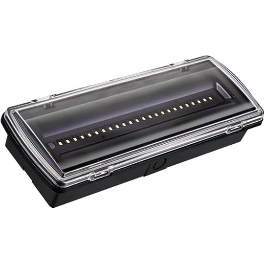 Lampa Panik Led punjiva M650L C 24 Led IP65 CRNA