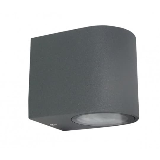 Lampa Zidna bastenska M952011 1xGU10 Boja: Tamno siva IP44 Dim: 80x91x68mm Mitea