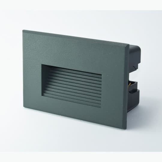 Lampa spoljna ugradna kvadrat M953012 siva 3W 4000K LED Mitea Lighting