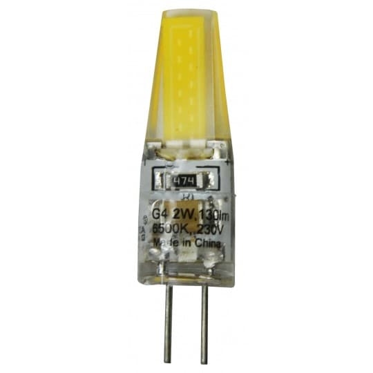 Sijalica LED G4 230V 2W 6500K Mitea 130Lm Silikonska Dim: 9,6mm x H35mm
