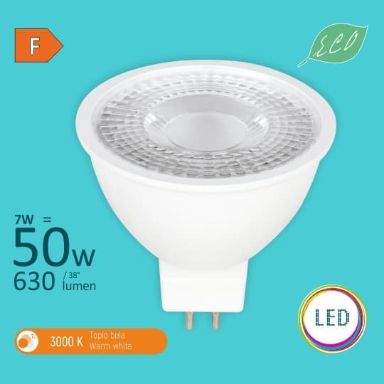 Sijalica LED GU 5,3 M2 (mr16) 7W 230V 3000K ECO Mitea