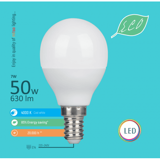 Sijalica LED E14 7W G45 4000K ECO 220-240V