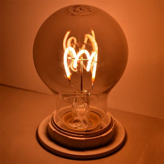 Sijalica LED filament E27 4W A60 2200K FLEX SMOKY dimabilna 230V 140lm