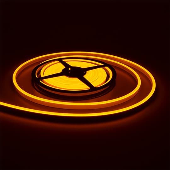 Led Neon MLG-2835-120 ML 5m IP67 amber 7.5W/1m 12V 120 LED/1m
