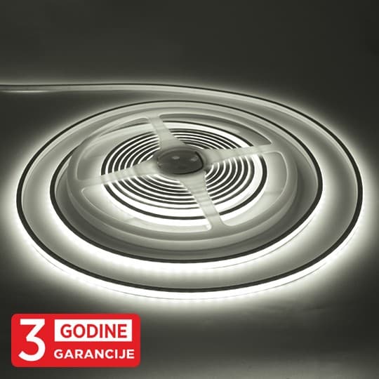 Led NEON MLU-2835-120-ML 24V 6500K 5m 6x6mm IP67 8W 120 L