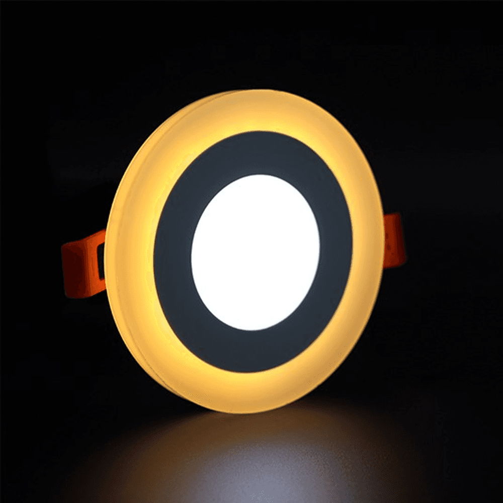 Panel LED ugradni okrugli MM3UO-D 3+3W 3000K+6500K