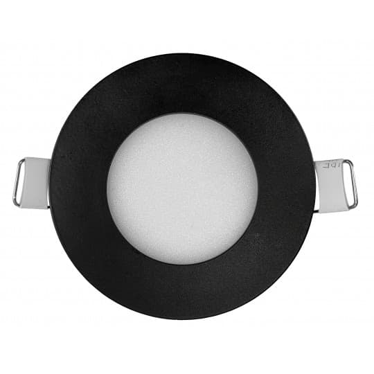 Panel LED M3UO-BK crni ugradni okrugli 3W 6500K