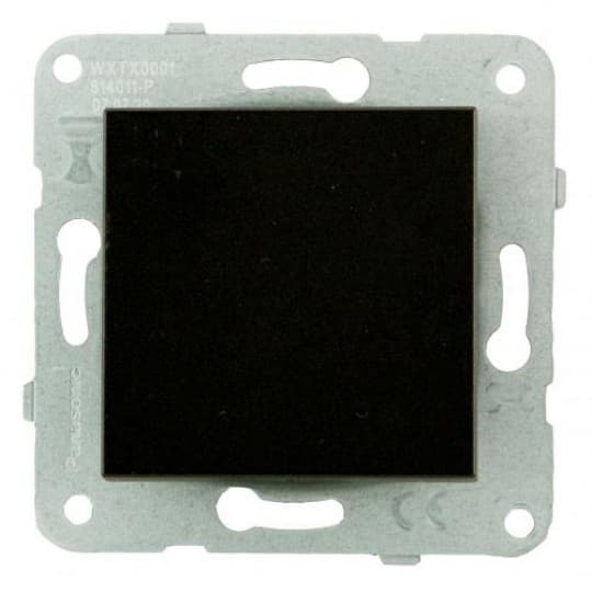 Prekidač Panasonic obični crni vijčani 10A 250V WKTT0001-2BL EU4 Karre Plus