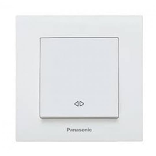 Prekidač Panasonic unakrsni beli vijčani 10A 250V WKTC0005-2WH EU4 Karre Plus