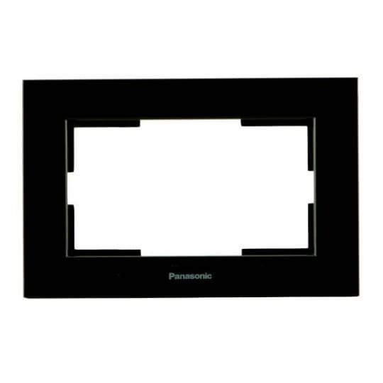 Okvir Panasonic crni duple šuho priključnice WKTF0809-2BL EU4 Karre Plus