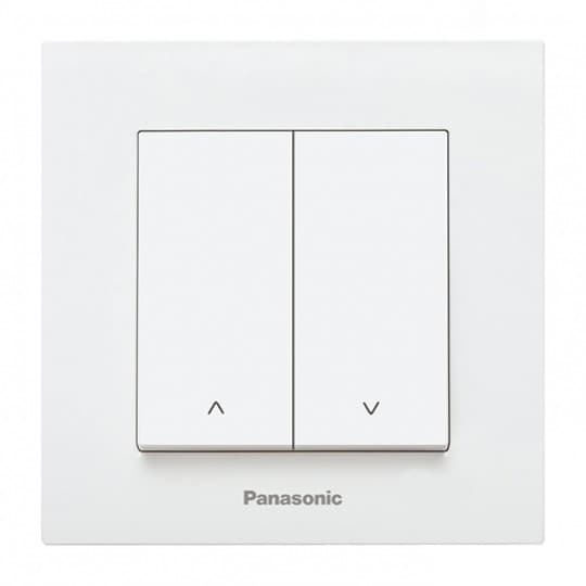 Prekidač Panasonic KP bijeli za roletne WKTC0022-2WH EU2 10A vijčani Karre Plus
