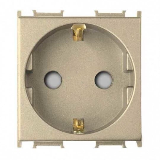 Utčnica šuho Panasonic 2M zlatna II+DZ 16A 250V WVTT2212-1DR EU2 Thea Modular