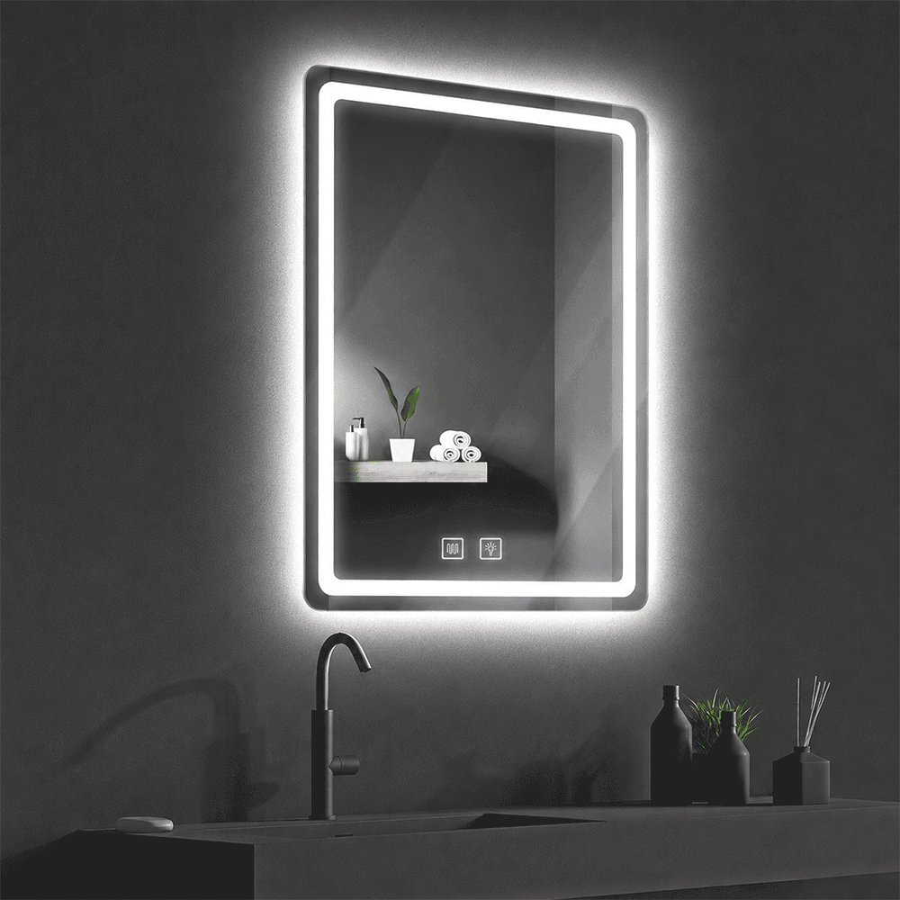 Ogledalo LED 60x80 cm sa svjetlom i grijačem