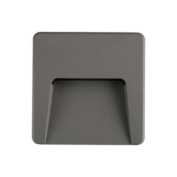 Lampa LED spoljna nadgradna IP65 siva kvadratna 3W 3CCT 120x120mm