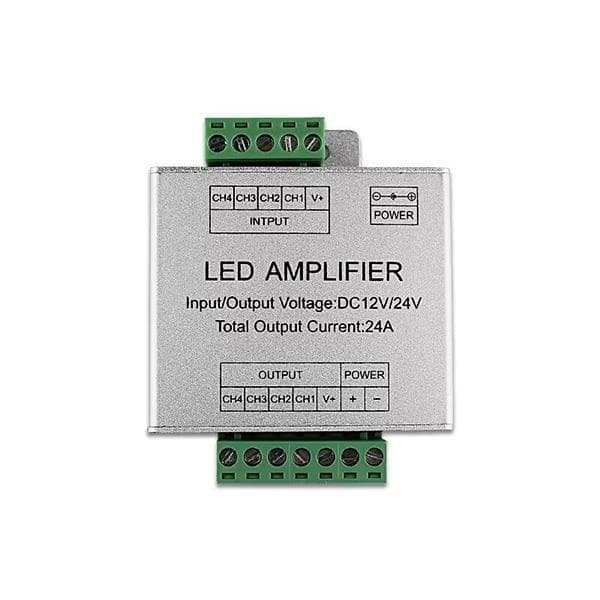 Pojačivač signala za RGBW traku DC 6AX4 288W/12V 576W/24V