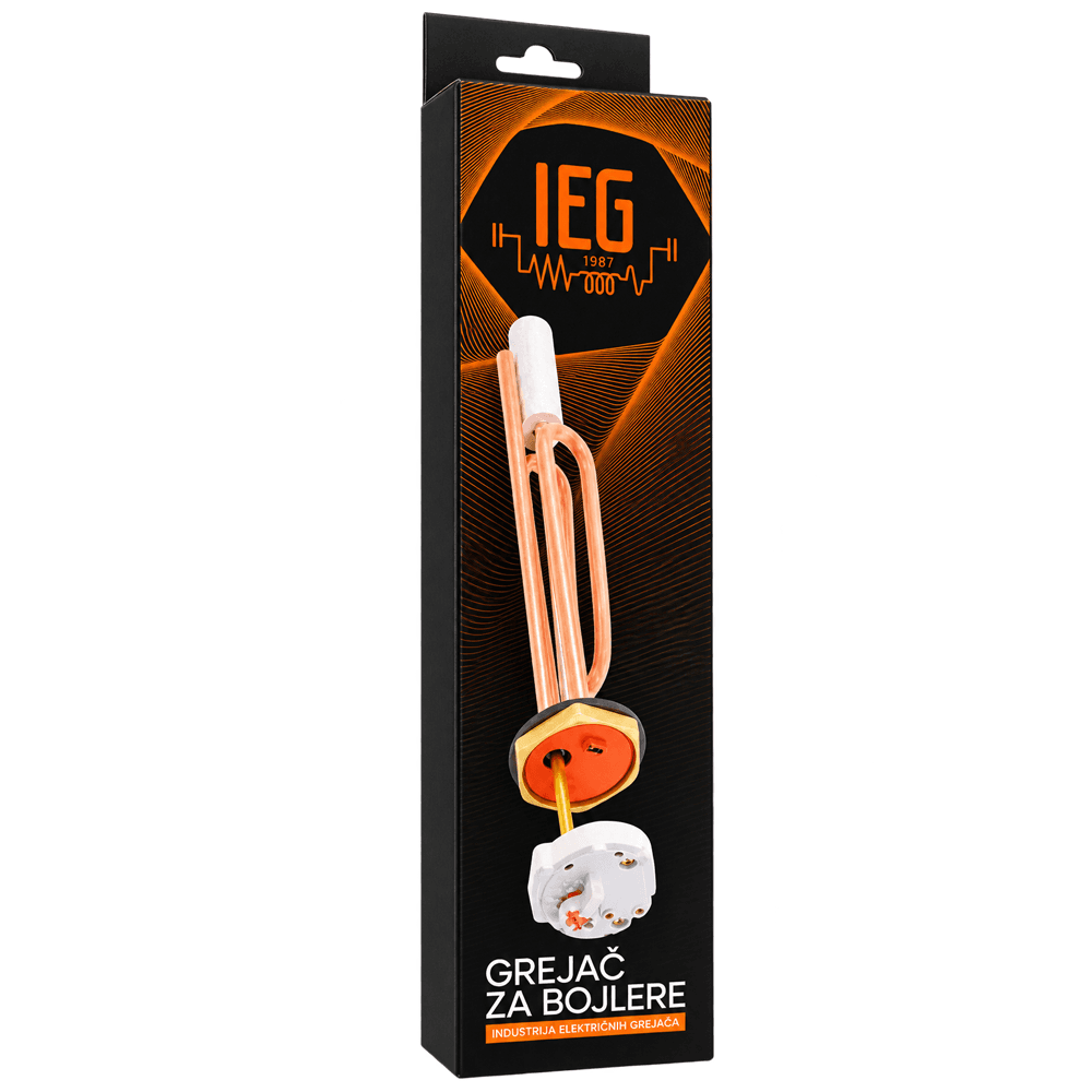 Grijač bojlera cijevni R5/4" Ariston, Isea, Gorenje, Končar, Gold Leon komplet 2000W