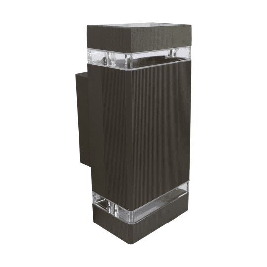 Lampa zidna M035 B BRAON 2xGU10 max.35W zidna lampa IP44 Mitea Lighting