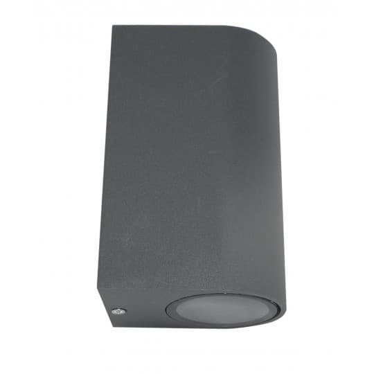 Lampa Zidna bastenska M952010 2xGU10 Boja: Tamno siva IP44 MITEA