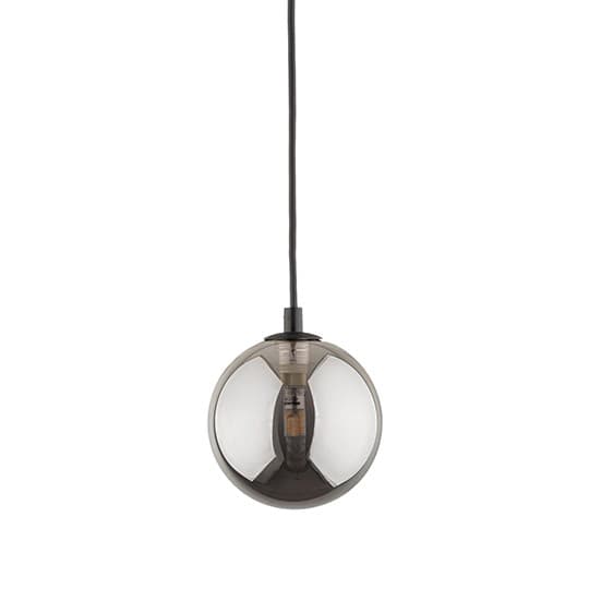 Šinska visilica kugla M205021-BB crna+dim staklo G9 LED 3W 4000K