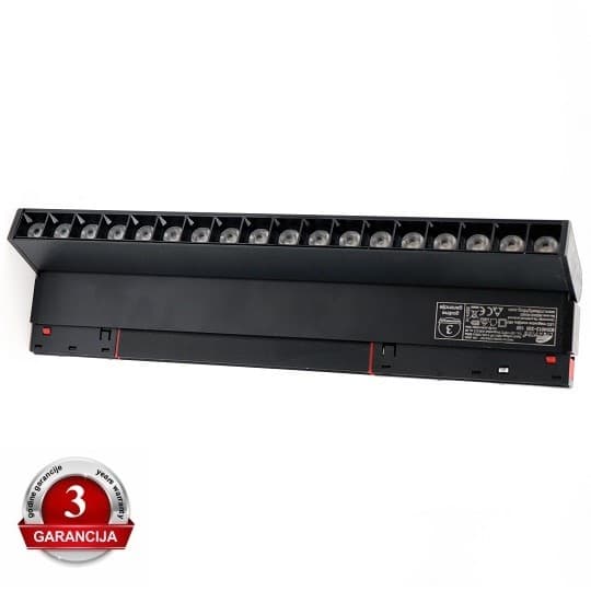 Svjetiljka magnetna zglobna linearna M204012-335 4000K 18W 48V LED 24° 335x22x10