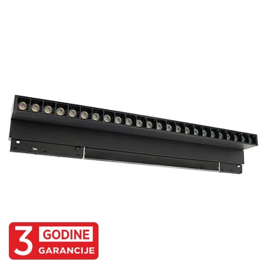 Svjetiljka magnetna zglobna M204013-440 4000K 24W 48V LED linearna 24° 440x22x105mm